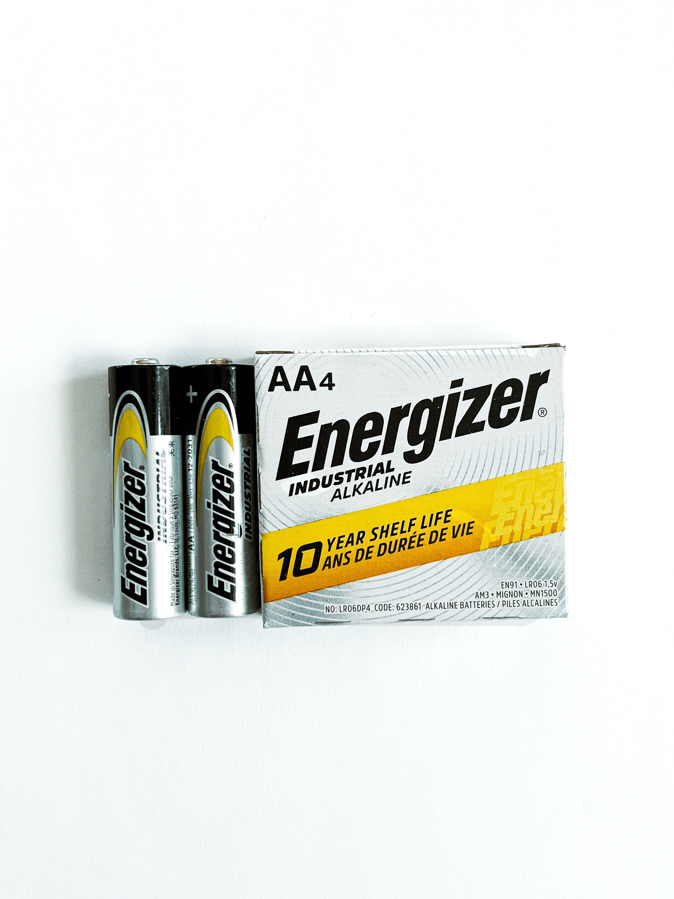 Energizer Industrial AA Alkaline Batteries LR06 EN91 AM3