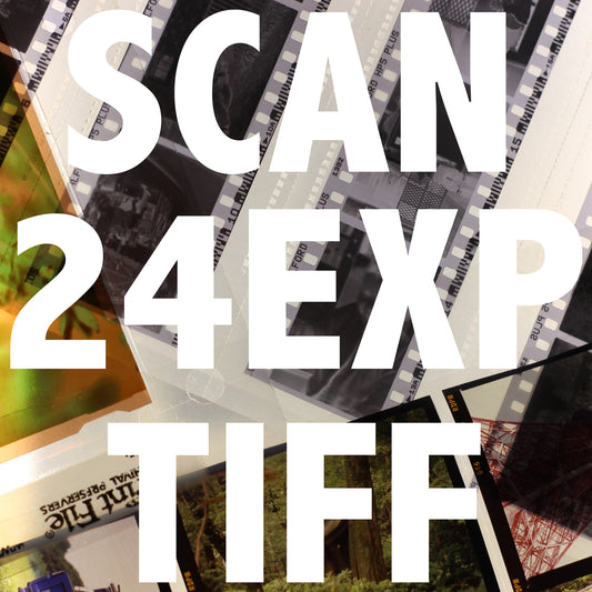 Scanning 35mm 24Exp Full Roll Hi Res Tiff