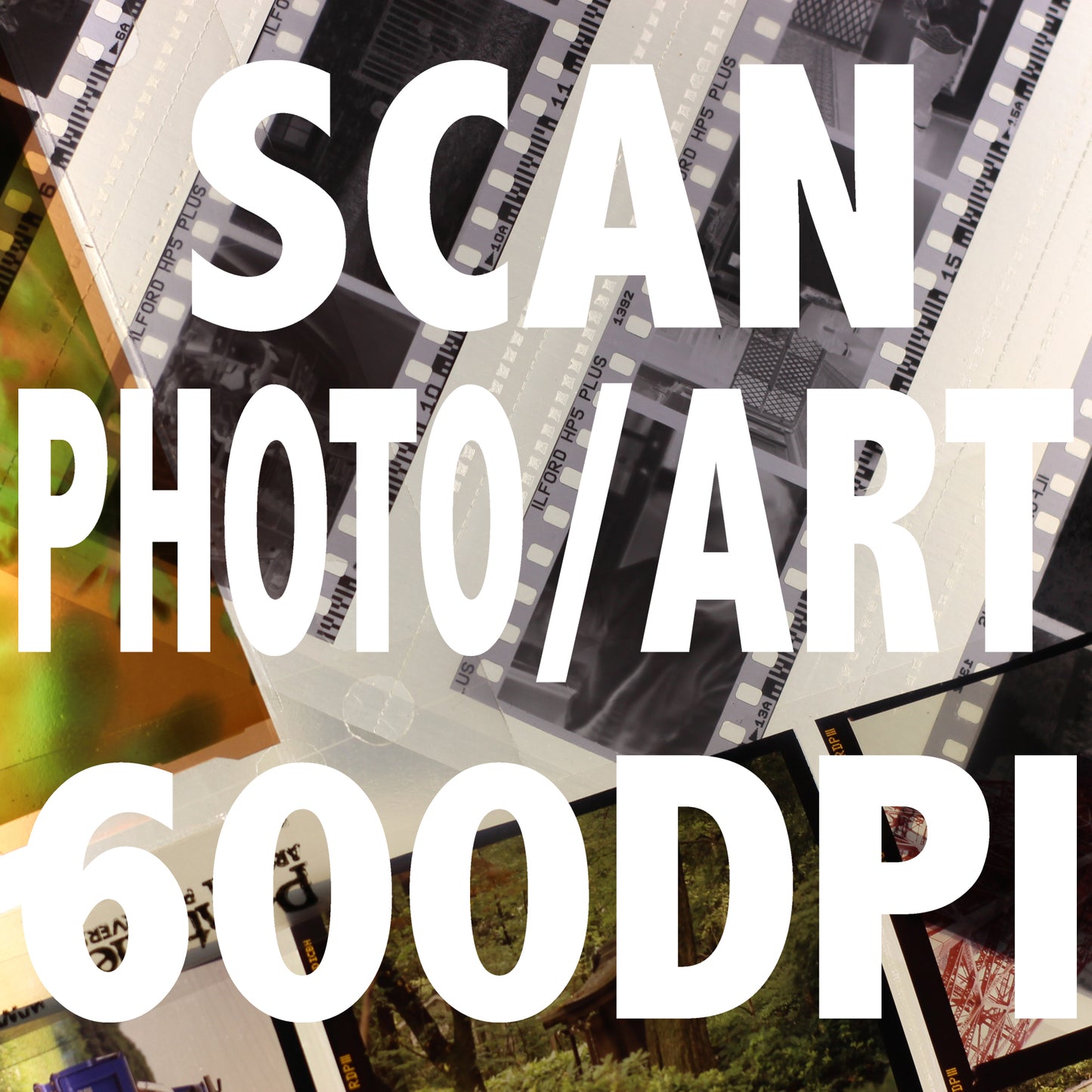 Prints and Artworks Scanning per image 600DPI