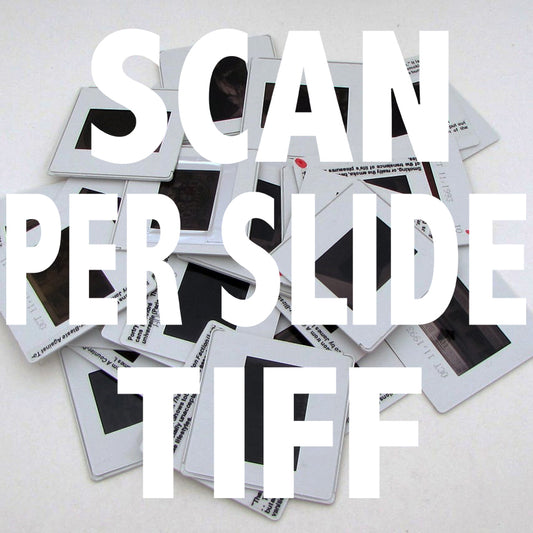 Slides Scanning per slide Hi Res Tiff